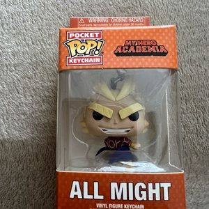 NIB Funko Pocket Pop My Hero Academia “All Might” Keychain